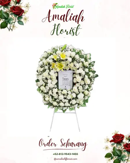 Krans Bunga Duka Melawai